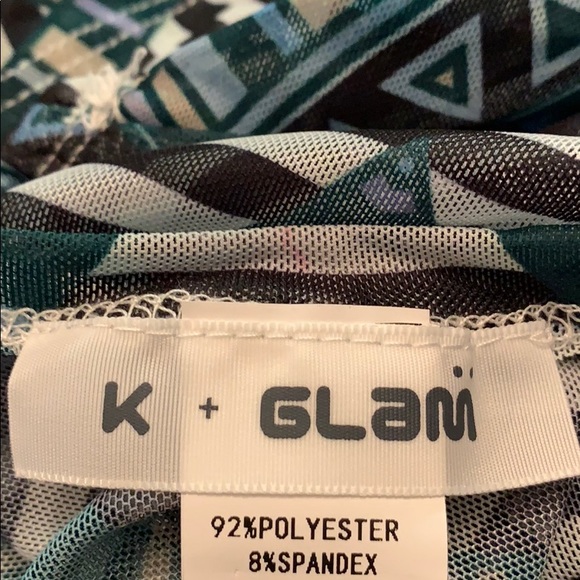 K + Glam Plus Size Woven Maxi Cardigan - Picture 6 of 7